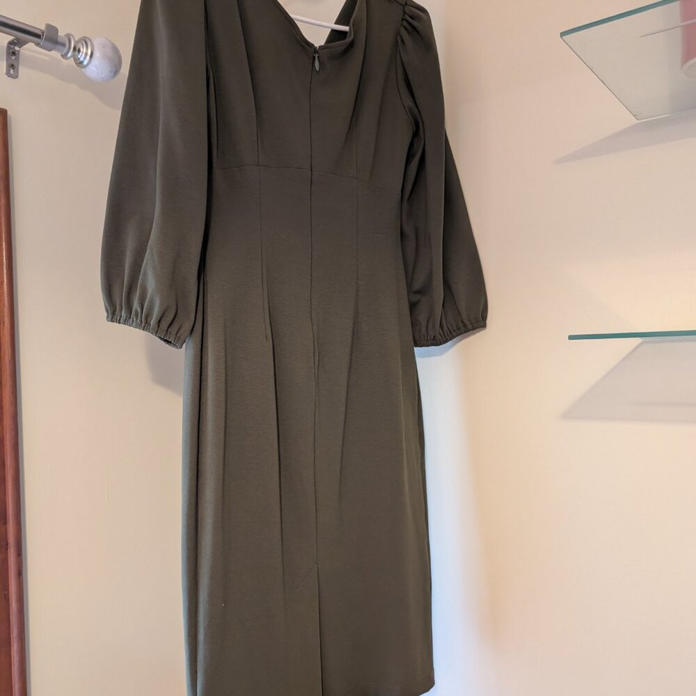 Bawdy Dress Vixen by Micheline Pitt in Olive